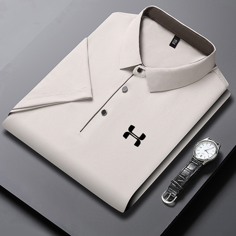 Polo Shirt Pique - Men's Solid Color Short Sleeve Polo
