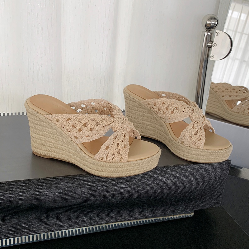 MKKHOU Women Woven Straw Wedge - огляд і ціна Espadrille Slip On