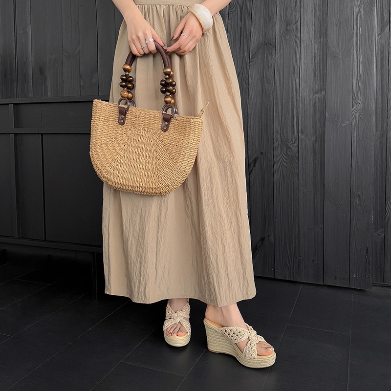 MKKHOU Women Woven Straw Wedge - огляд і ціна Espadrille Slip On