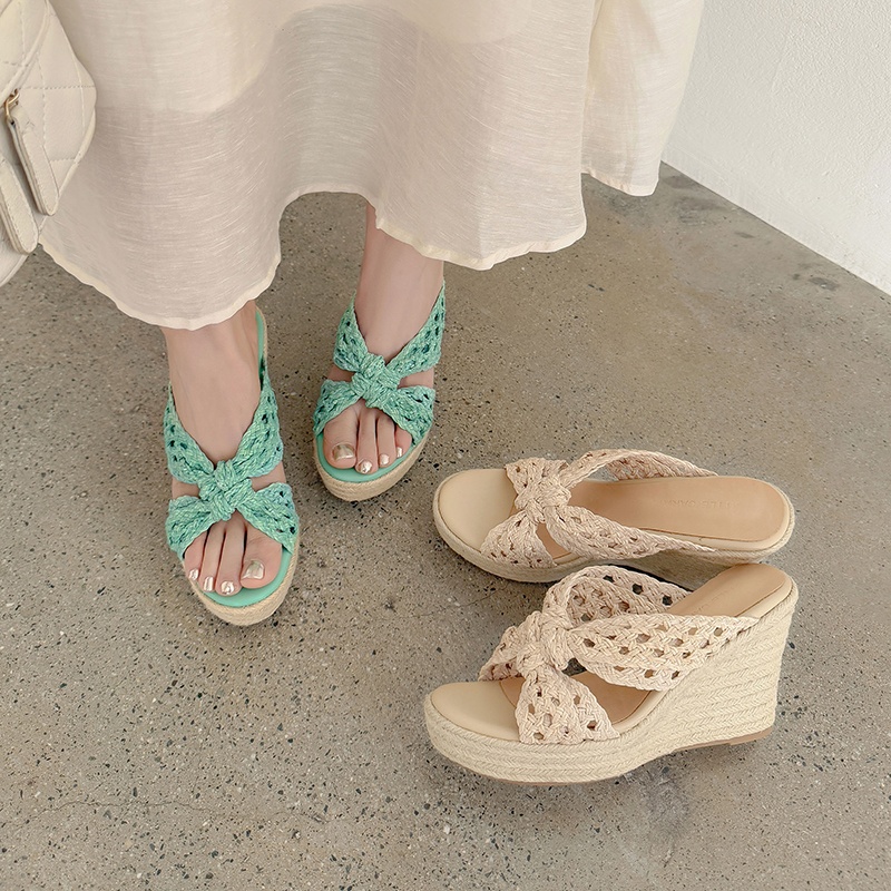 MKKHOU Women Woven Straw Wedge - огляд і ціна Espadrille Slip On