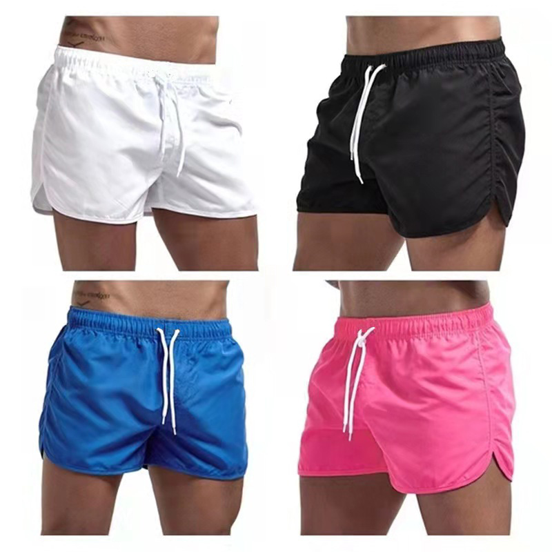 Men's 2026 Solid Drawstring Br - огляд і ціна Trunks Board Surf