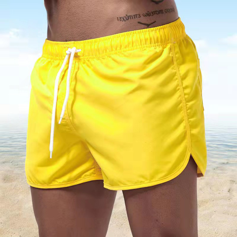 Men's 2026 Solid Drawstring Br - огляд і ціна Trunks Board Surf
