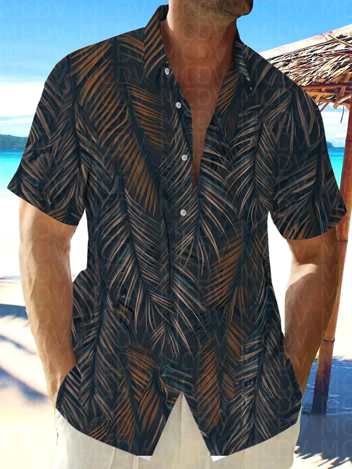 Cute Pattern Men's Hawaiian Sh - огляд і ціна Shirt Camp Collar
