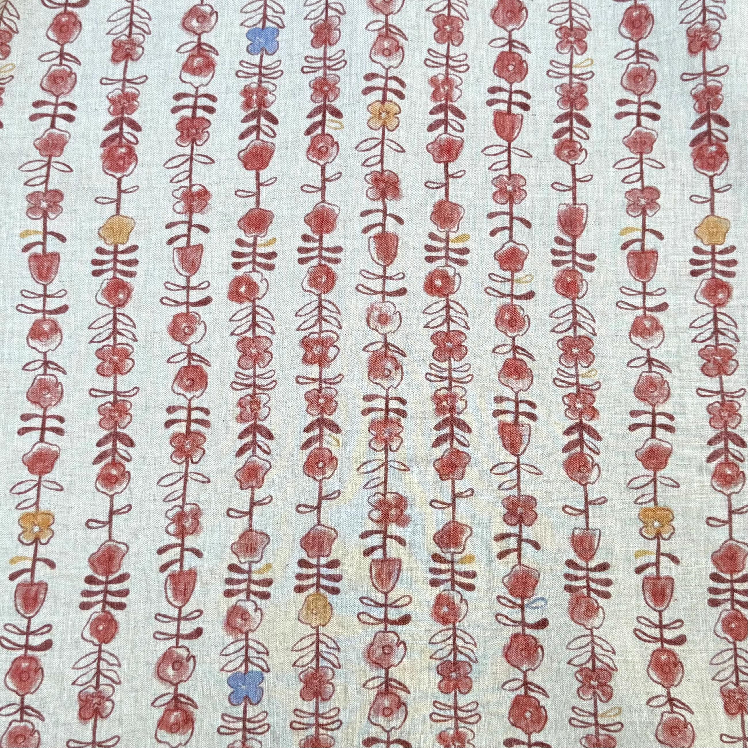 1yard Unique flowers print fab - огляд і ціна Linen Shirt Breathable