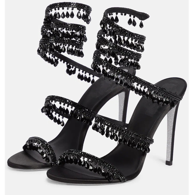 Sexy Green Crystal Fringe Stil - огляд і ціна Casual Sandal Leather