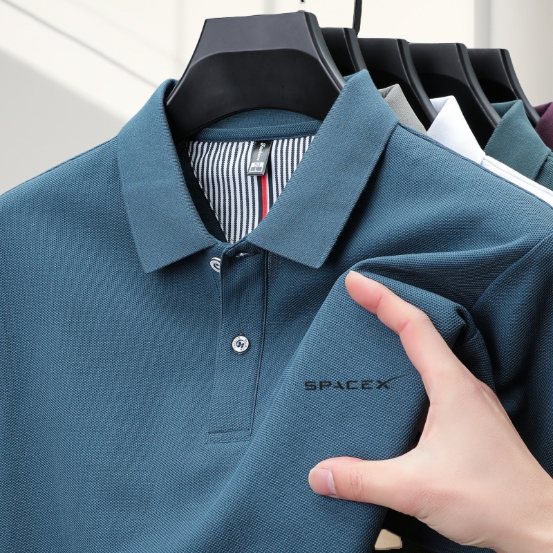 100%pure cotton summer new men - огляд і ціна Polo Shirt Pique