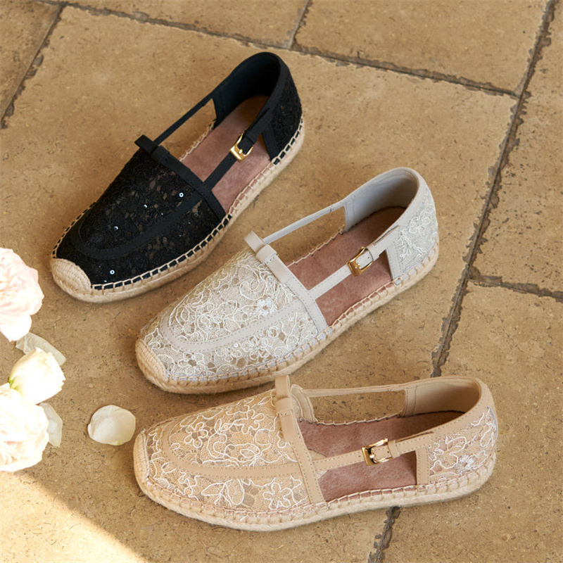 J&M Women Loafers Korean Flora - огляд і ціна Espadrille Slip On