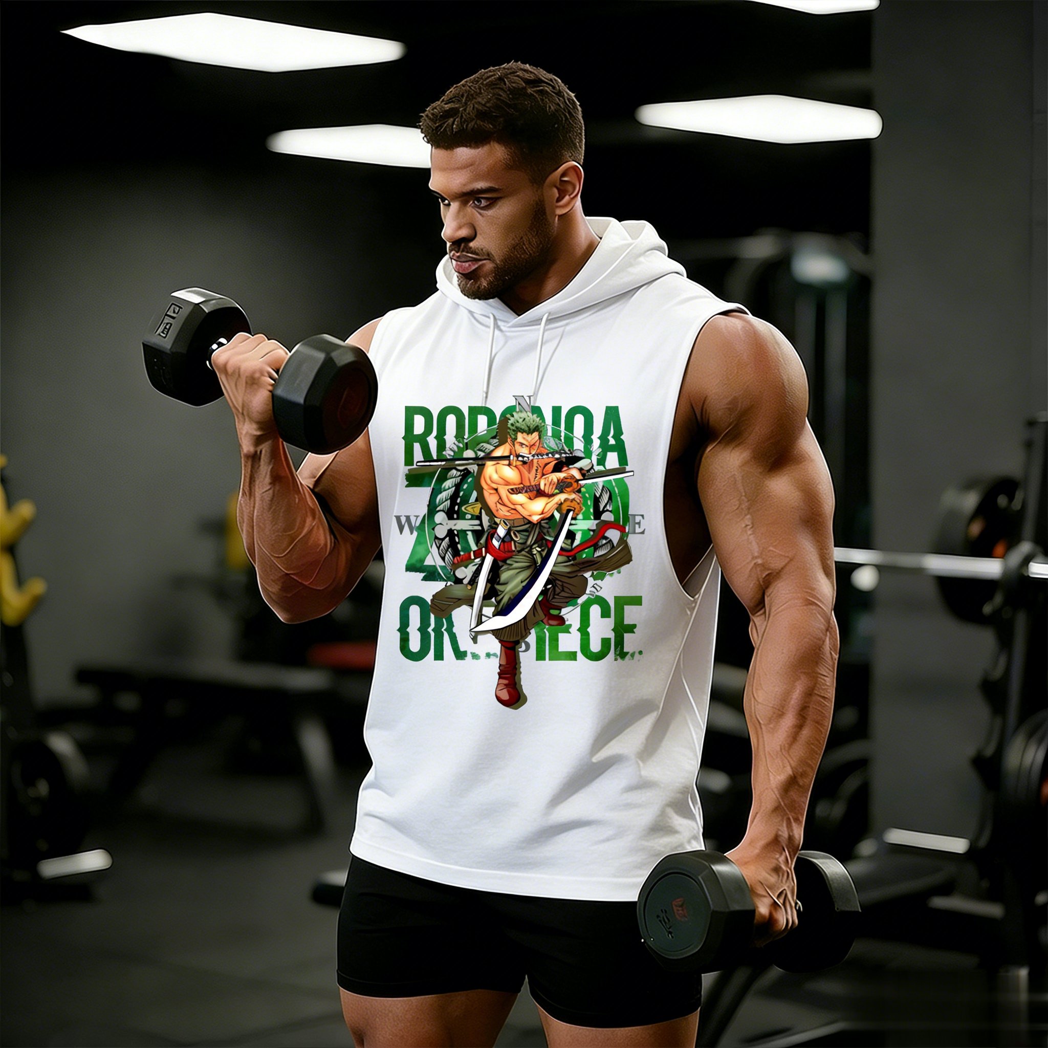 One Piece Zoro Roronoa Anime W - огляд і ціна Tank Top Muscle