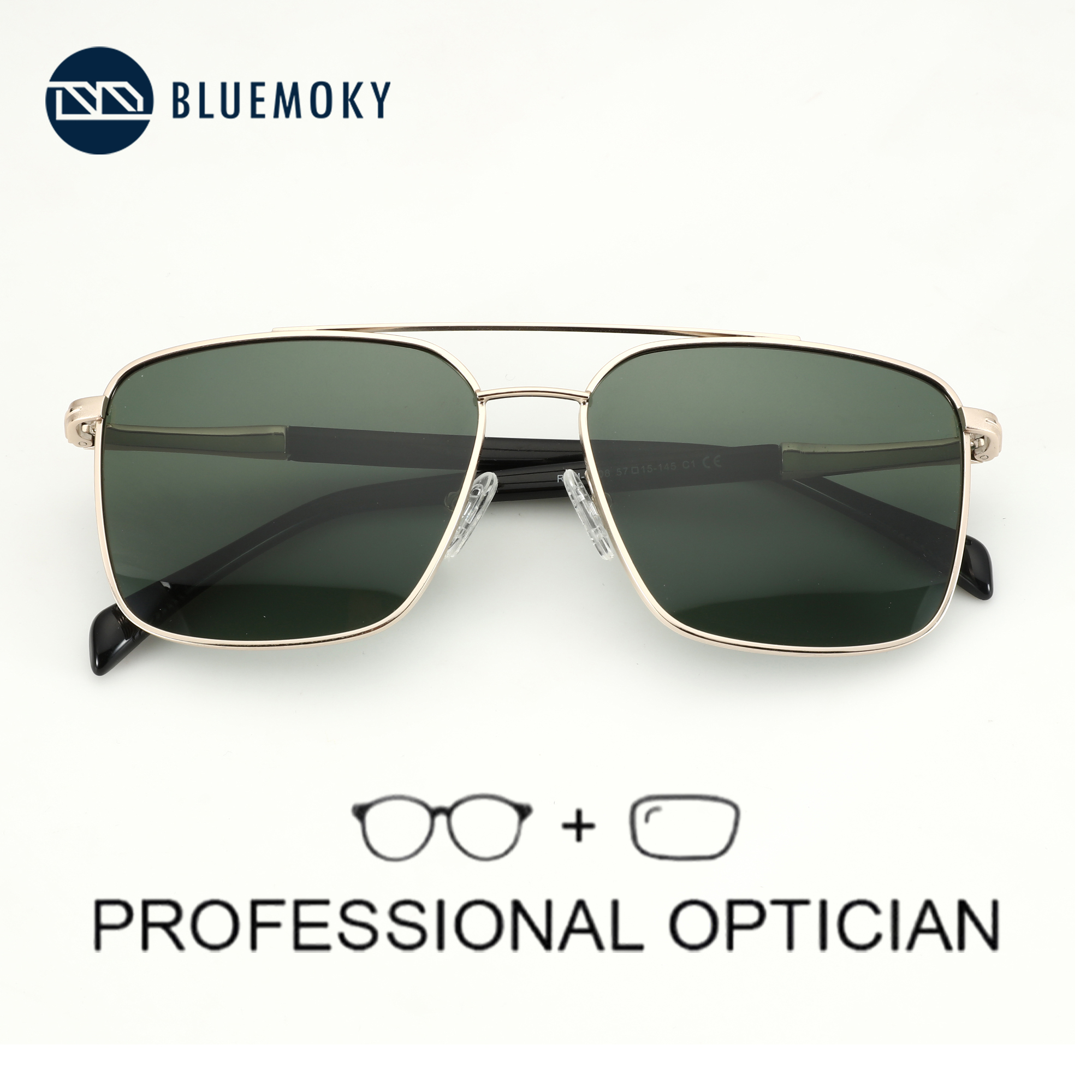 BLUEMOKY L Size Fashion Metal  - огляд і ціна Sunglasses Aviator Polarized