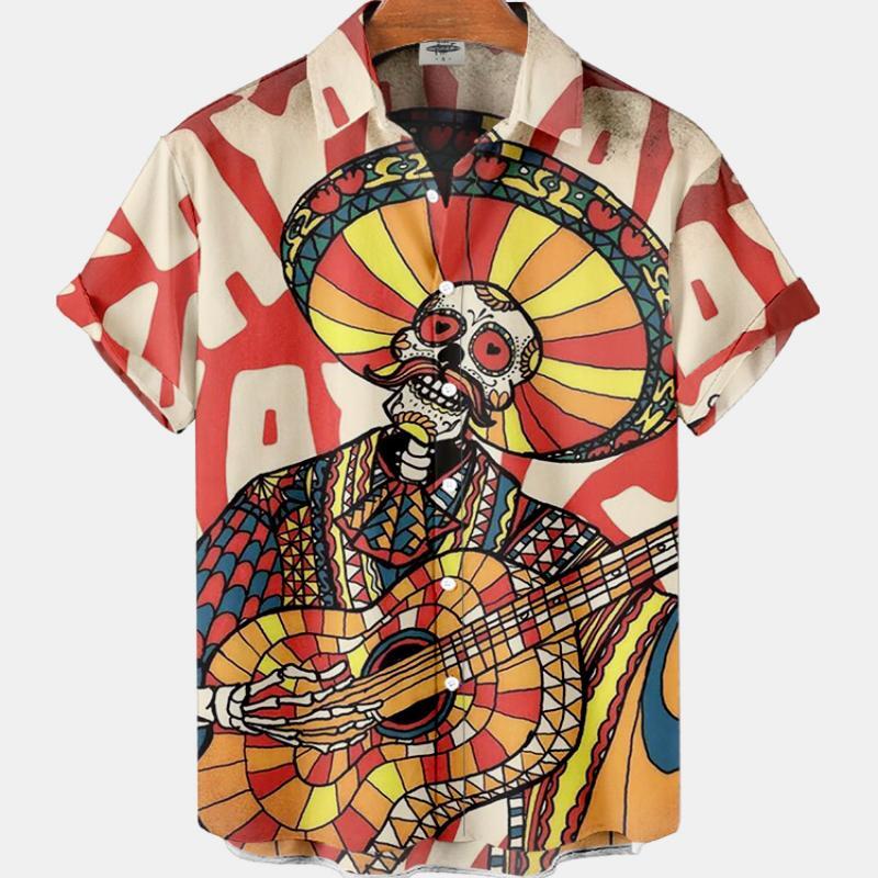 Summer Men's Fashion Casual So - огляд і ціна Resort Shirt Floral