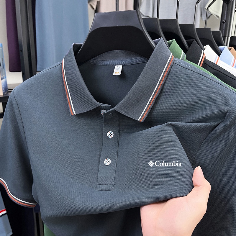 Summer men's new lapel short s - огляд і ціна Polo Shirt Pique