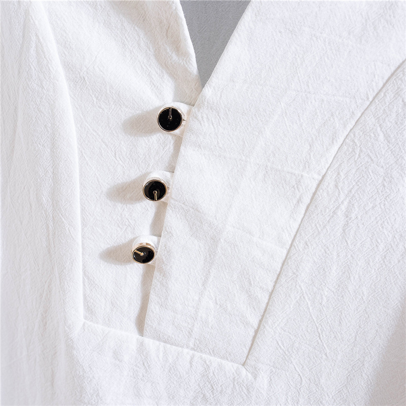 Men's Summer Cotton Linen Shor - огляд і ціна Linen Shirt Breathable