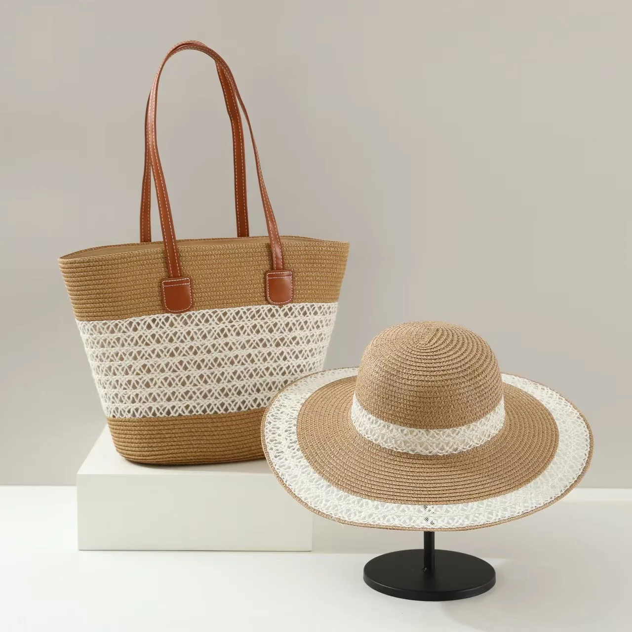 Large Capacity Straw Woven Bag - огляд і ціна Bucket Hat Straw