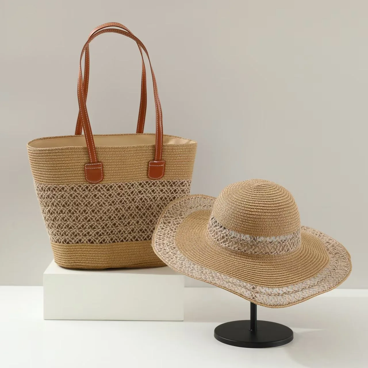 Large Capacity Straw Woven Bag - огляд і ціна Bucket Hat Straw