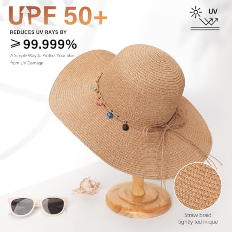Trifabricy Beach Sun Straw Hat - огляд і ціна Packable Hat Nylon
