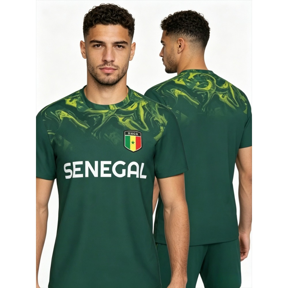 2026 New Summer Senegal Flag G - огляд і ціна Tee Graphic Print