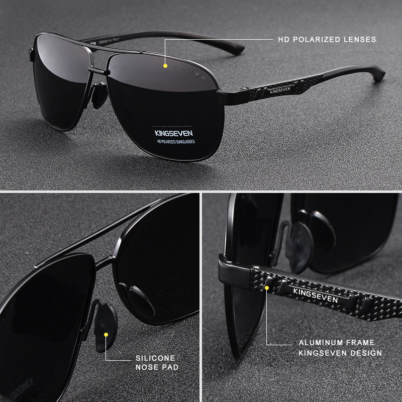 KINGSEVEN Brand Men Sunglasses - огляд і ціна Sunglasses Aviator Polarized