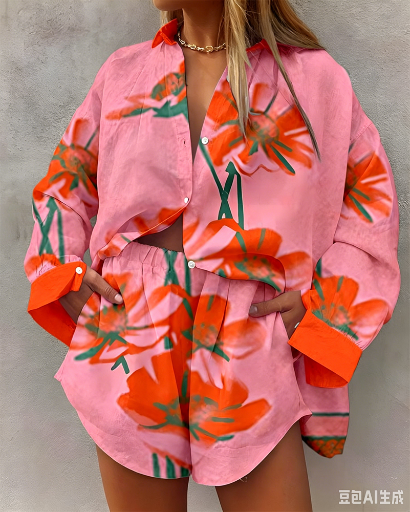 Hawaii Summer Fashion Long Sle - огляд і ціна Resort Shirt Floral