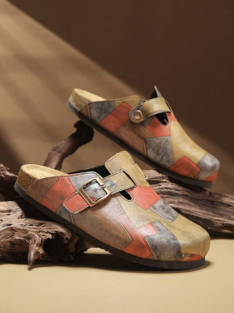 Unisex Cork Closed Toe Slipper - огляд і ціна Flip Flop Leather Men