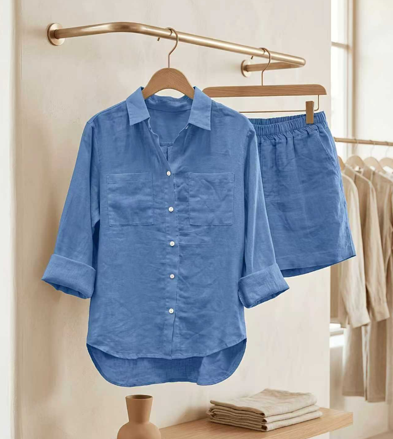 Summer Cotton Linen Casual Hom - огляд і ціна Linen Shirt Breathable
