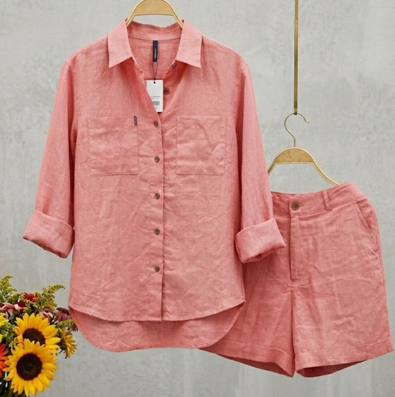 Summer Cotton Linen Casual Hom - огляд і ціна Linen Shirt Breathable