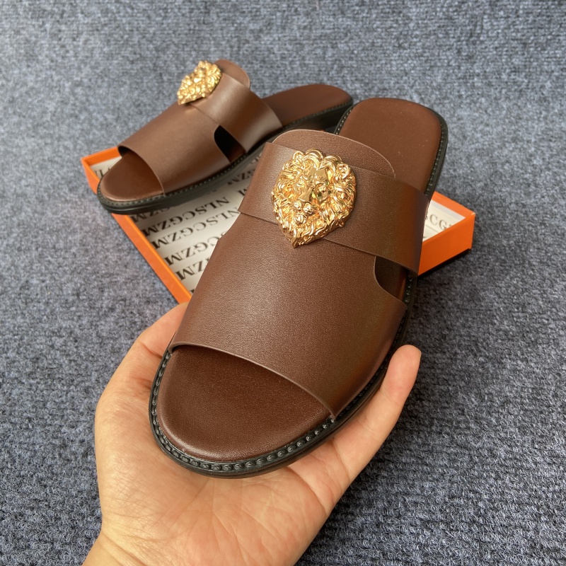 size 38-48 original shoes bran - огляд і ціна Flip Flop Leather Men