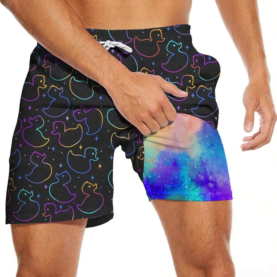 Mens Quick Dry Swim Trunks Wit - огляд і ціна Swim Trunk Quick Dry