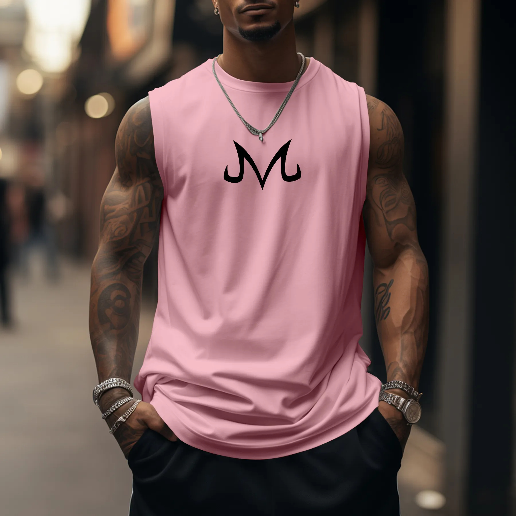 Majin Buu Dragon Ball Anime Pr - огляд і ціна Tank Top Muscle