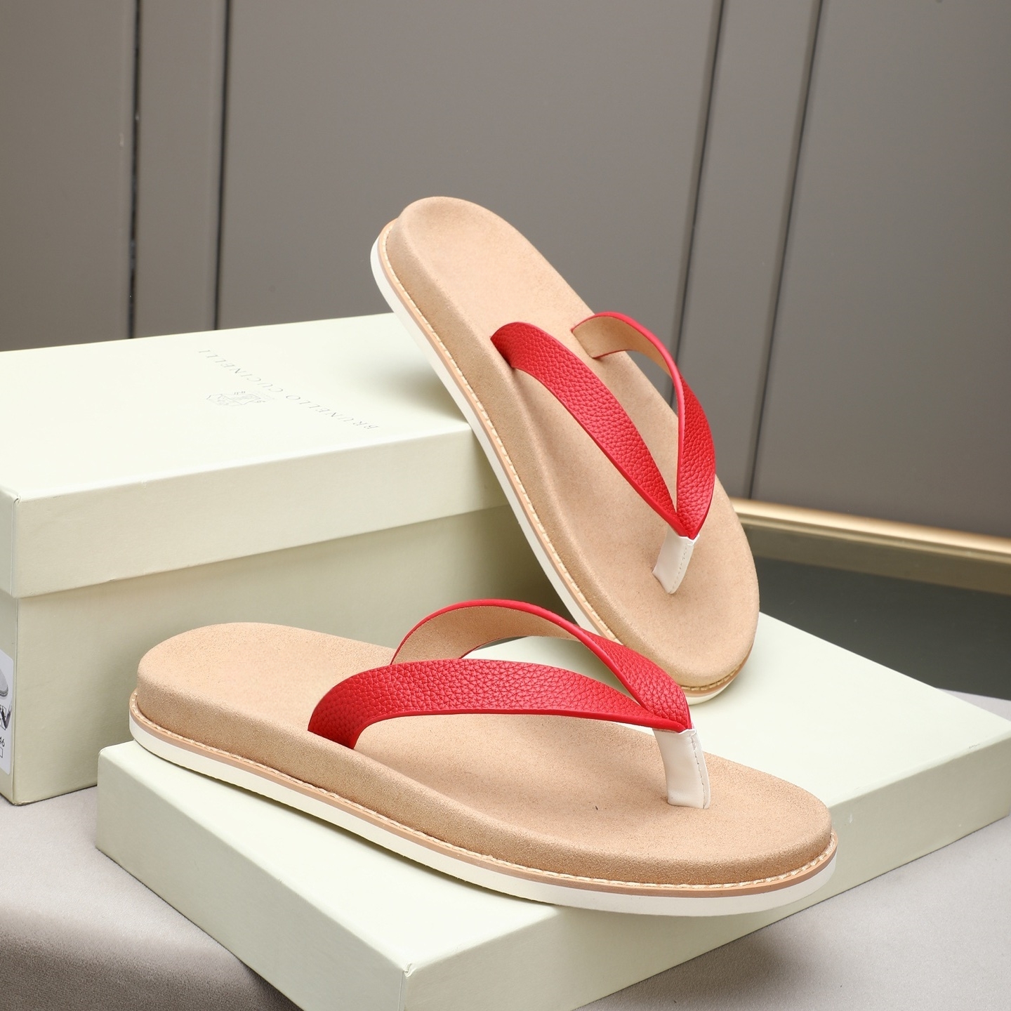 Luxury Brand Genuine Leather S - огляд і ціна Flip Flop Leather Men