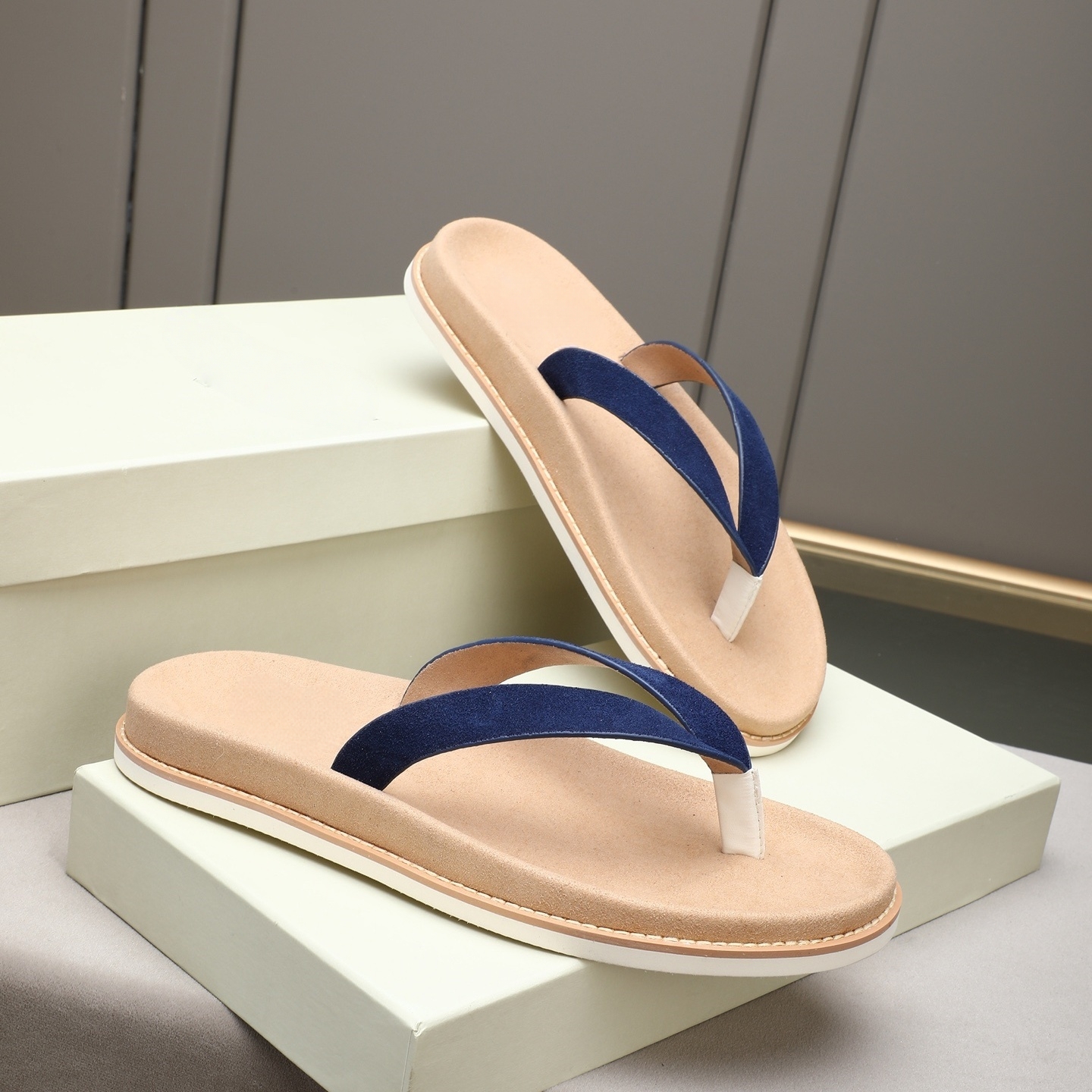 Luxury Brand Genuine Leather S - огляд і ціна Flip Flop Leather Men