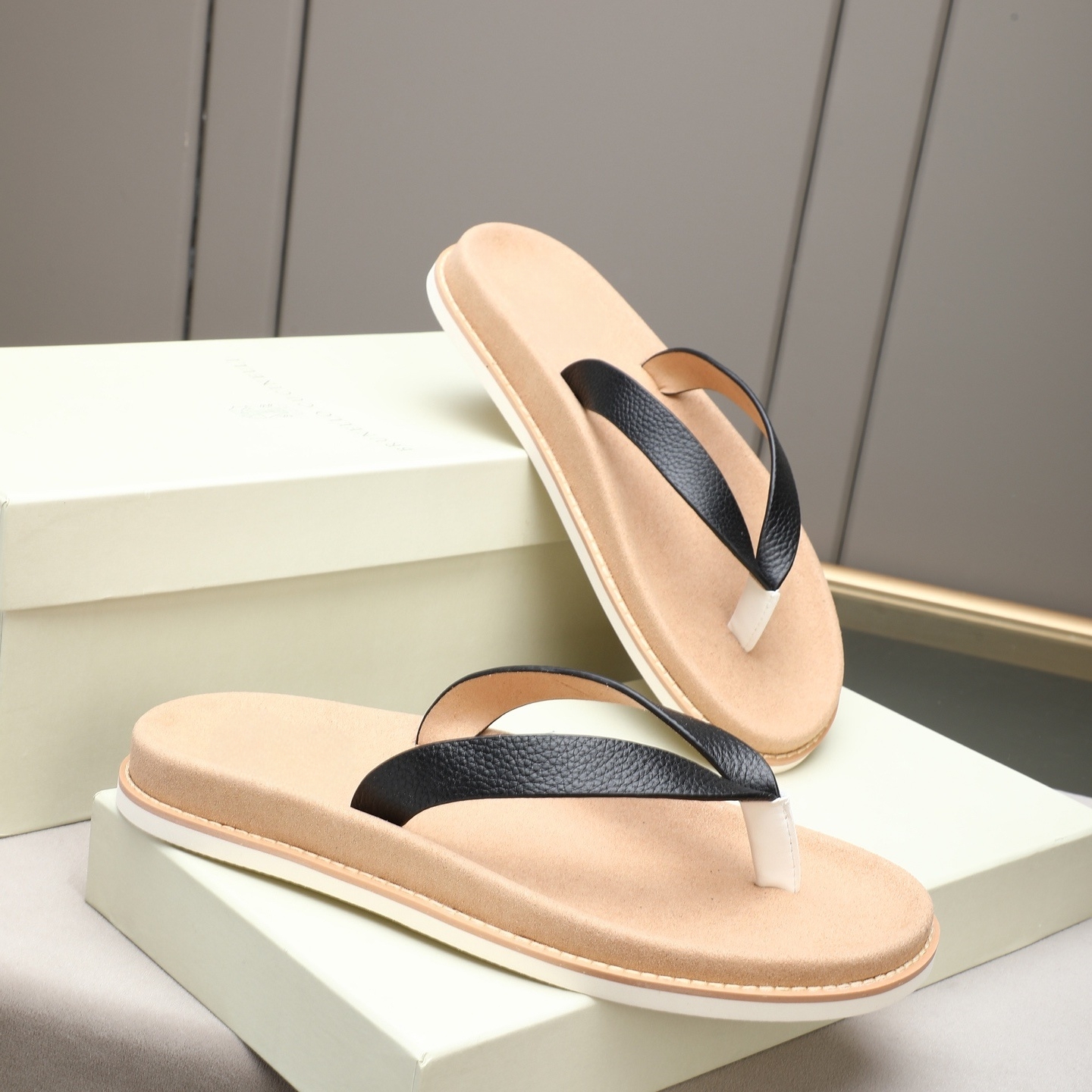 Luxury Brand Genuine Leather S - огляд і ціна Flip Flop Leather Men