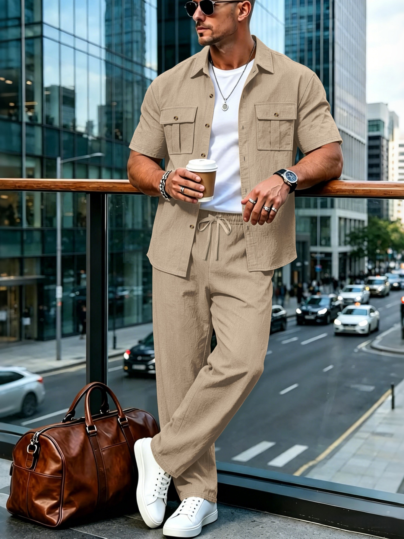 2026 Men's Cotton Linen Short  - огляд і ціна Short Linen Drawstring