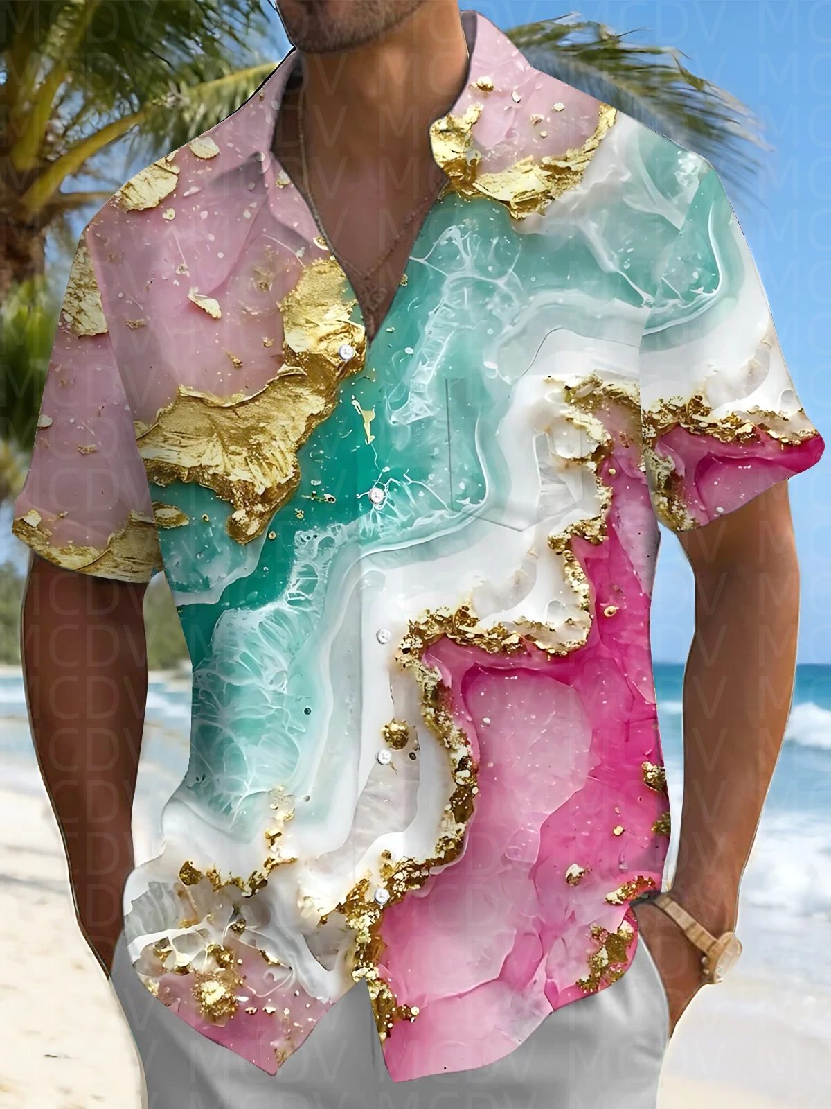 Bird Pattern Men's Hawaiian Sh - огляд і ціна Shirt Camp Collar