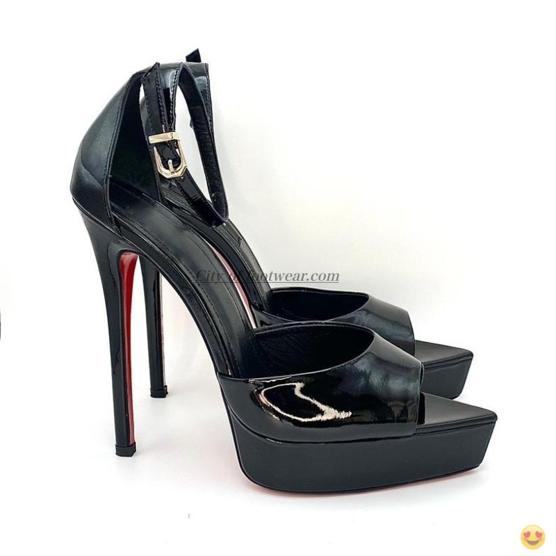 2026 Women's black/nude patent - огляд і ціна Casual Sandal Leather