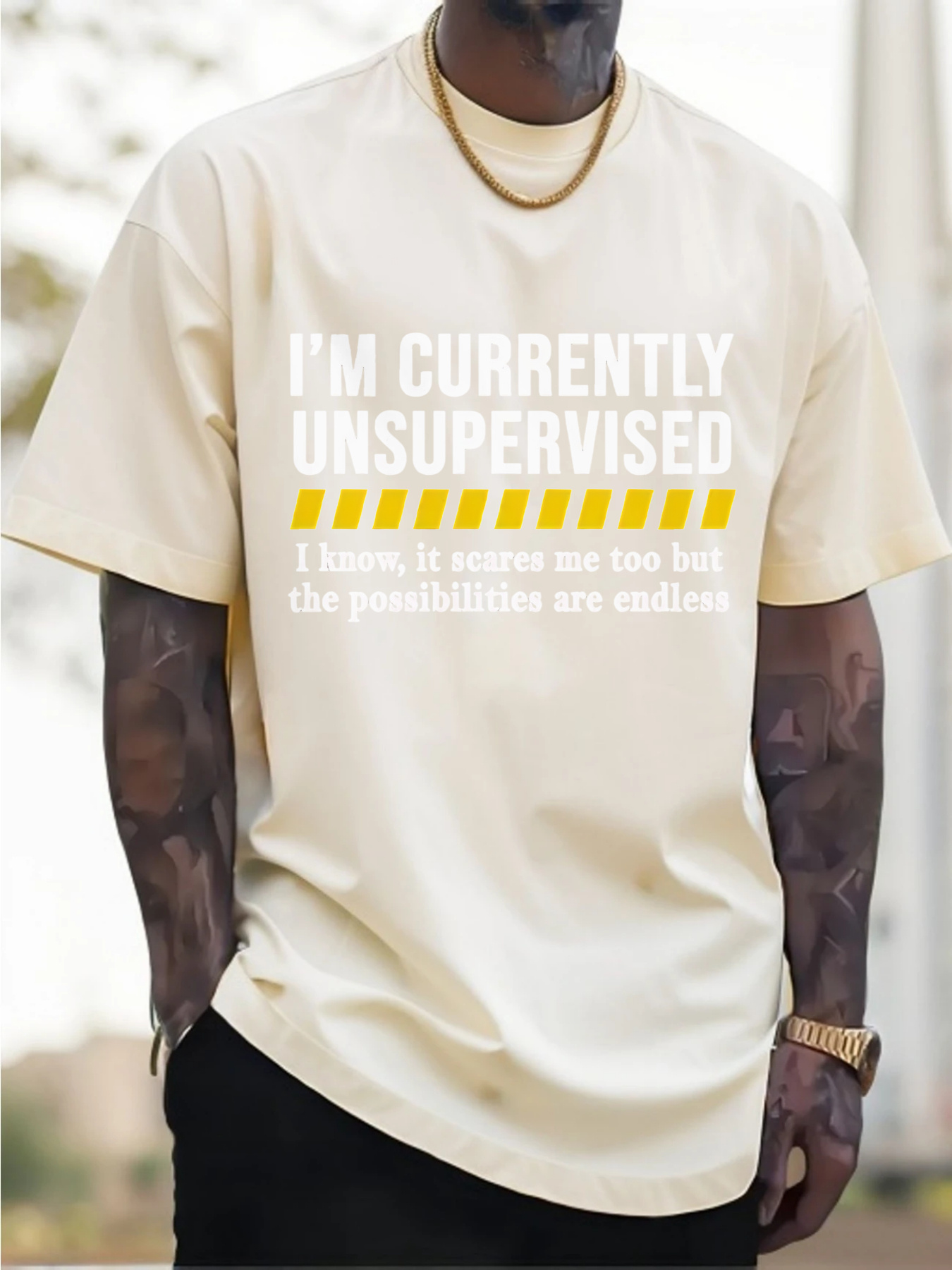 New Men's Casual Cotton T-Shir - огляд і ціна Tee Graphic Print