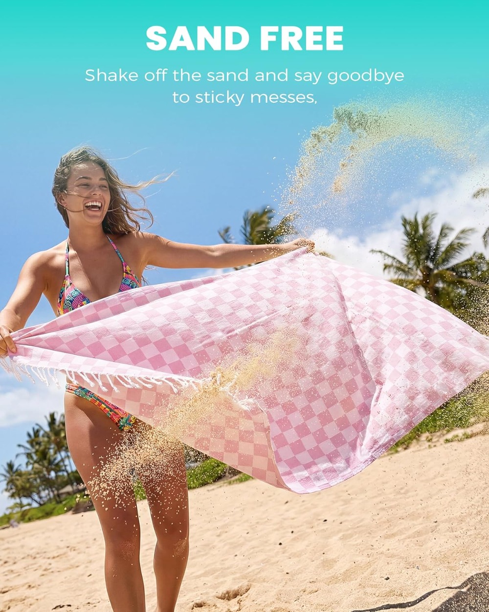 Travel Vacation Essentials Tur - огляд і ціна Beach Towel Large