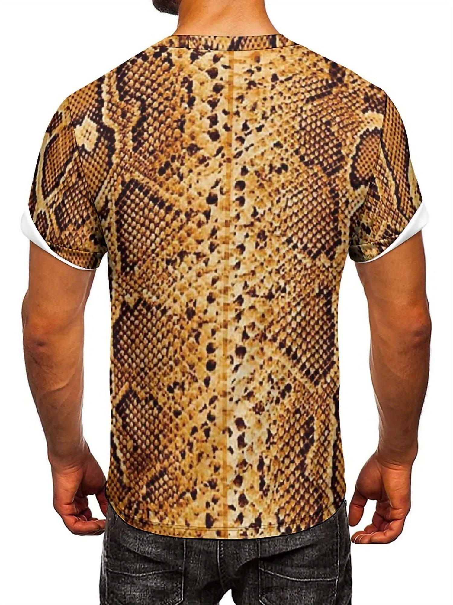 Men'S 3D Print Snake Graphic T - огляд і ціна Tee Graphic Print