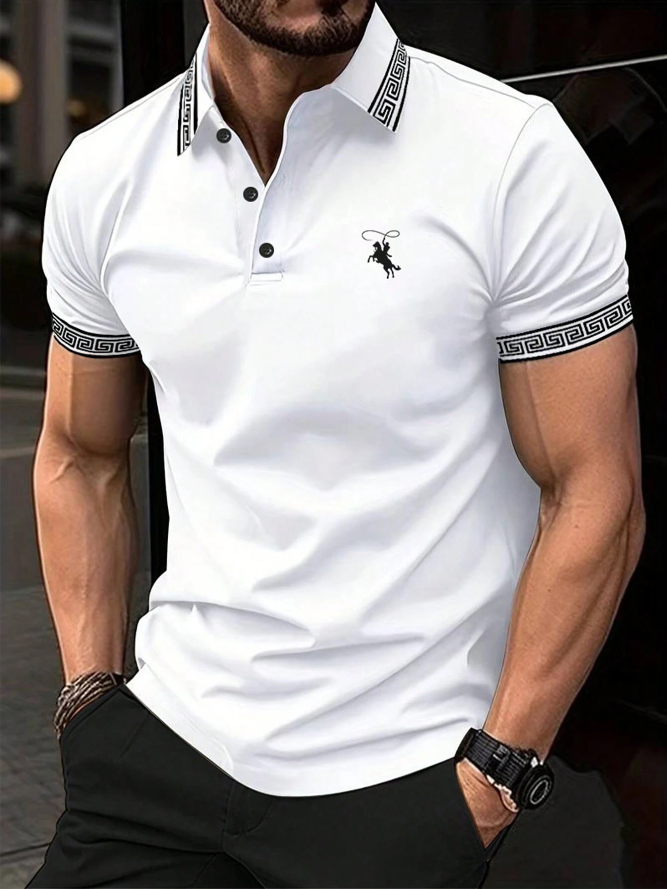 The new men's short-sleeved PO - огляд і ціна Polo Shirt Pique